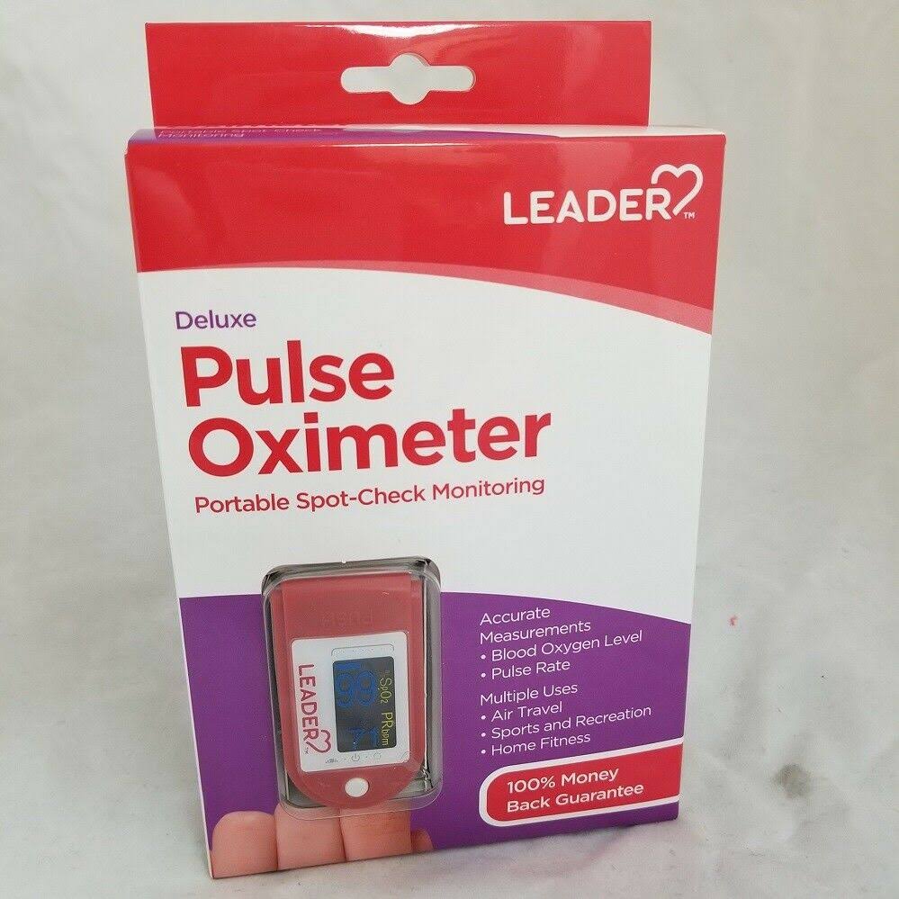 Leader Deluxe Pulse Oximeter, 1ct 096295131376A2698
