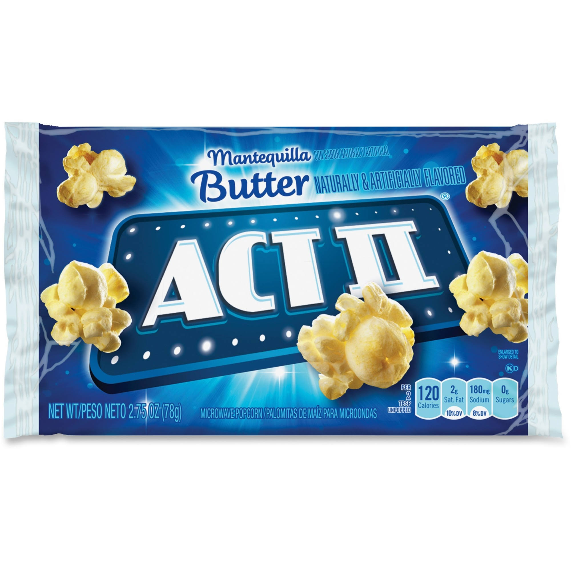 Act II Butter Microwave Popcorn - 2.75 oz
