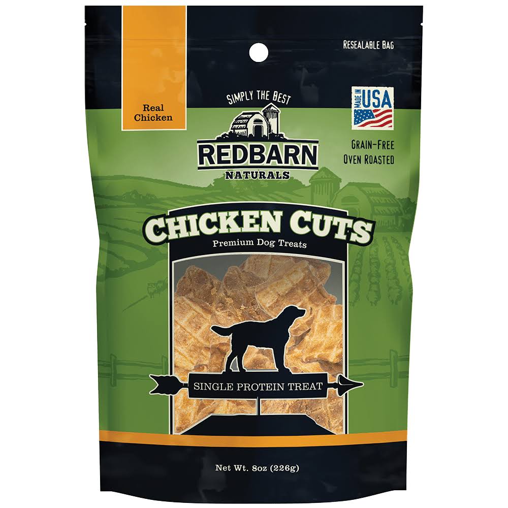 Redbarn Naturals Dog Treats, Premium, Chicken Cuts - 8 oz