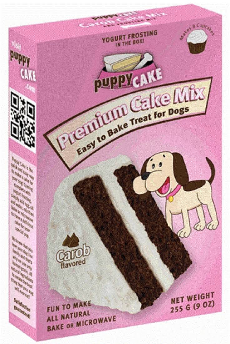 Puppy Cake Mix For Dogs and Puppies - Carob Flavor, 9oz