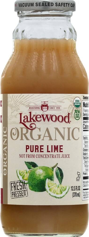 Lakewood Organic Pure Juice Lime 12.5 fl oz