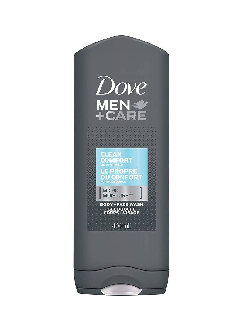 Dove Men+ Care Clean Comfort Body and Face Wash Gel - 400ml