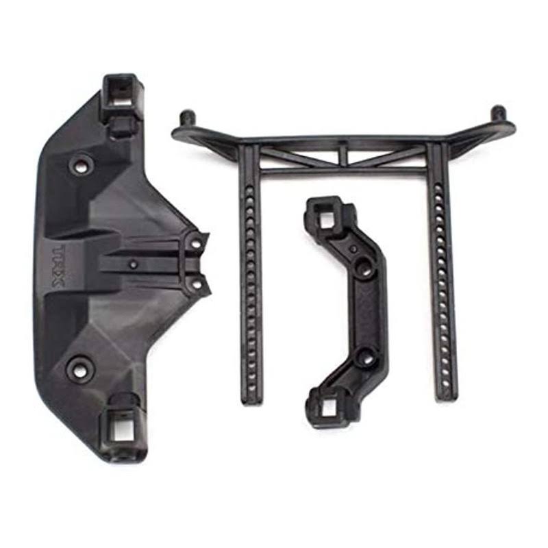 Traxxas RC Vehicle Telluride 4 by 4 Front and Rear Body Mounts - Black, 5" x 4.8" x 1"