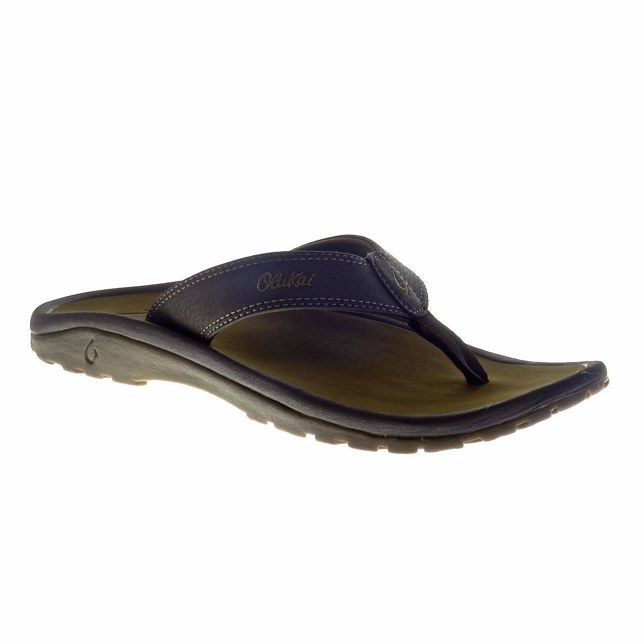 OluKai Ohana Men's Flip Flop - Brown, Size 9 M