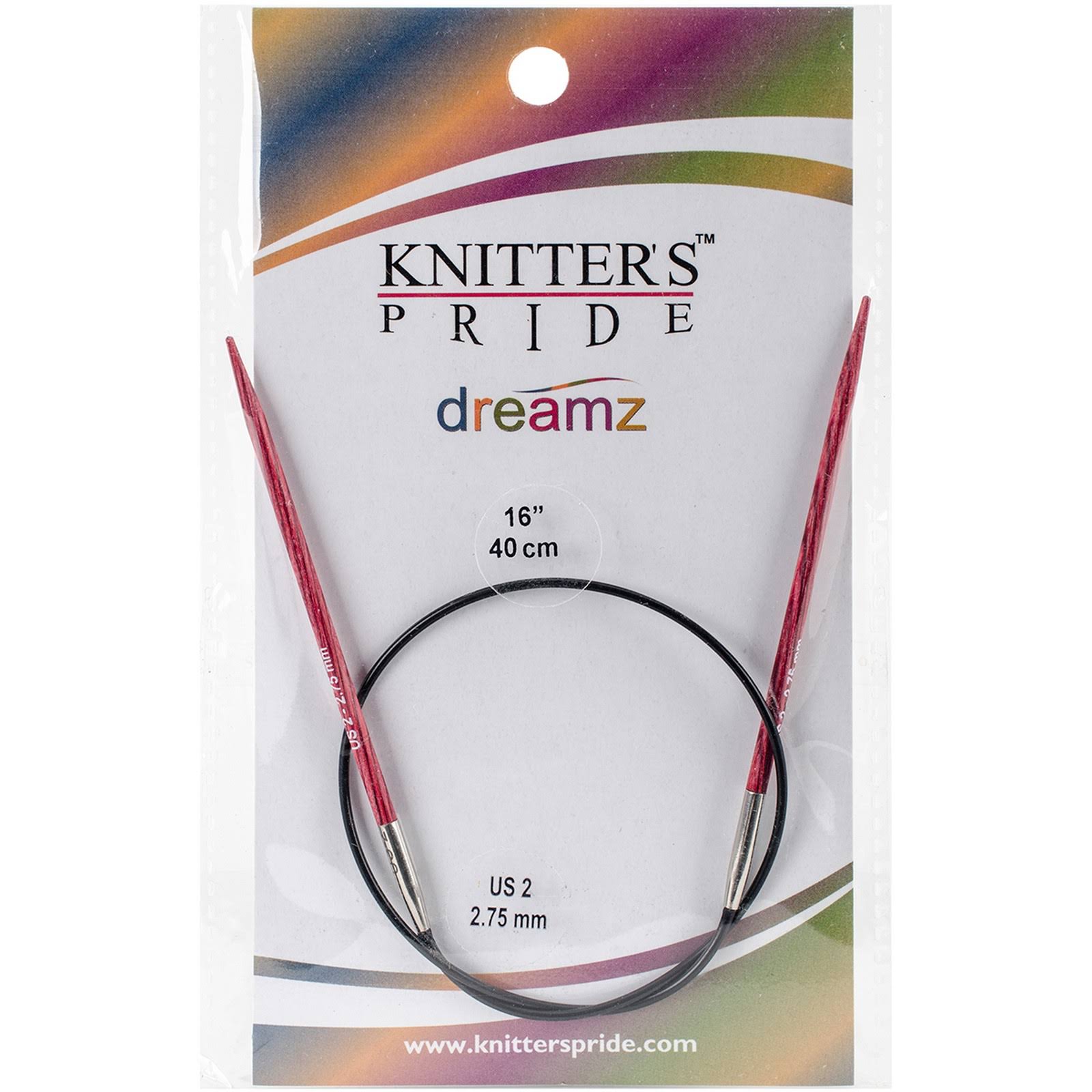 Knitters Pride Dreamz Circular Knitting Needles - 16", Size 7