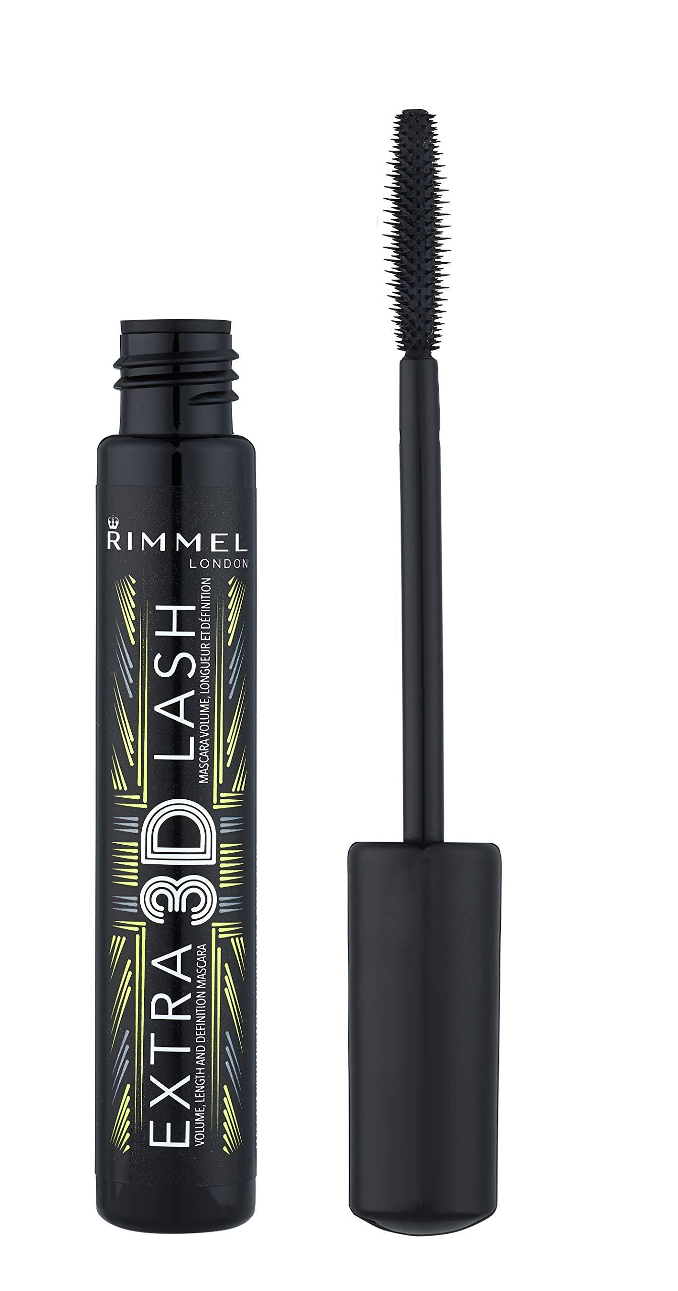 Rimmel London Extra 3D Lash Mascara - 003 Extreme Black, 8ml