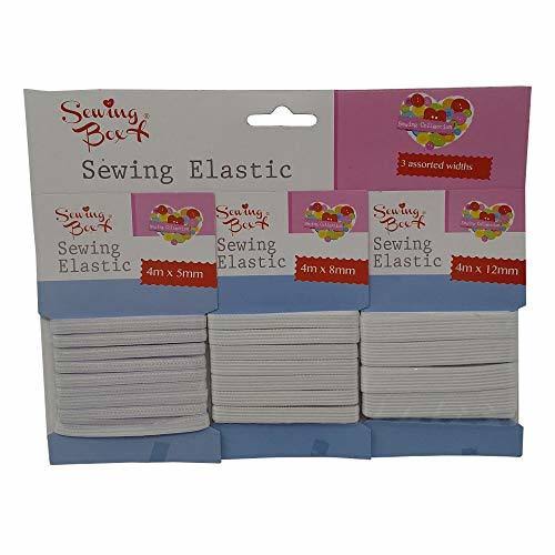 Sewing Box Sewing Elastic 3 Assorted Widths