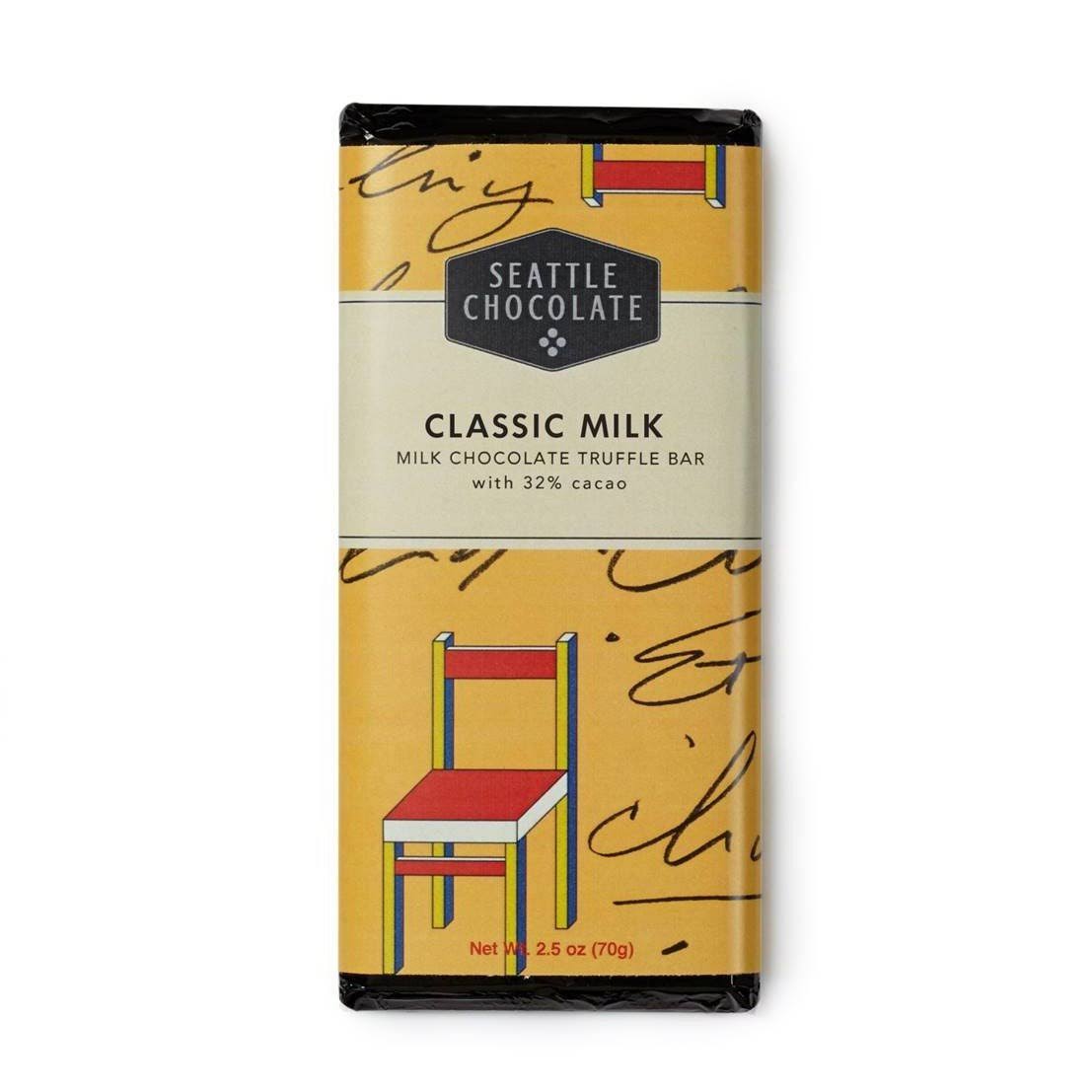 Seattle Chocolates Milk Chocolate Truffle Bar - 2.5oz