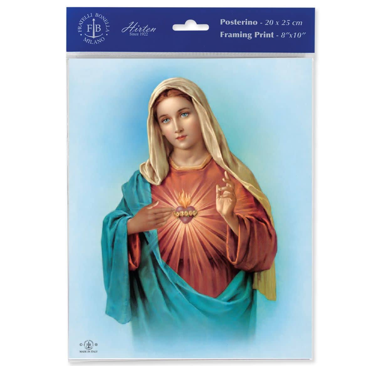 Immaculate Heart of Mary 8 x 10 in. Print