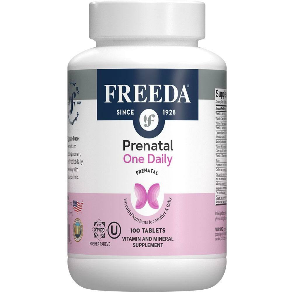 Freeda Prenatal One Daily Supplement - 100 Tablets