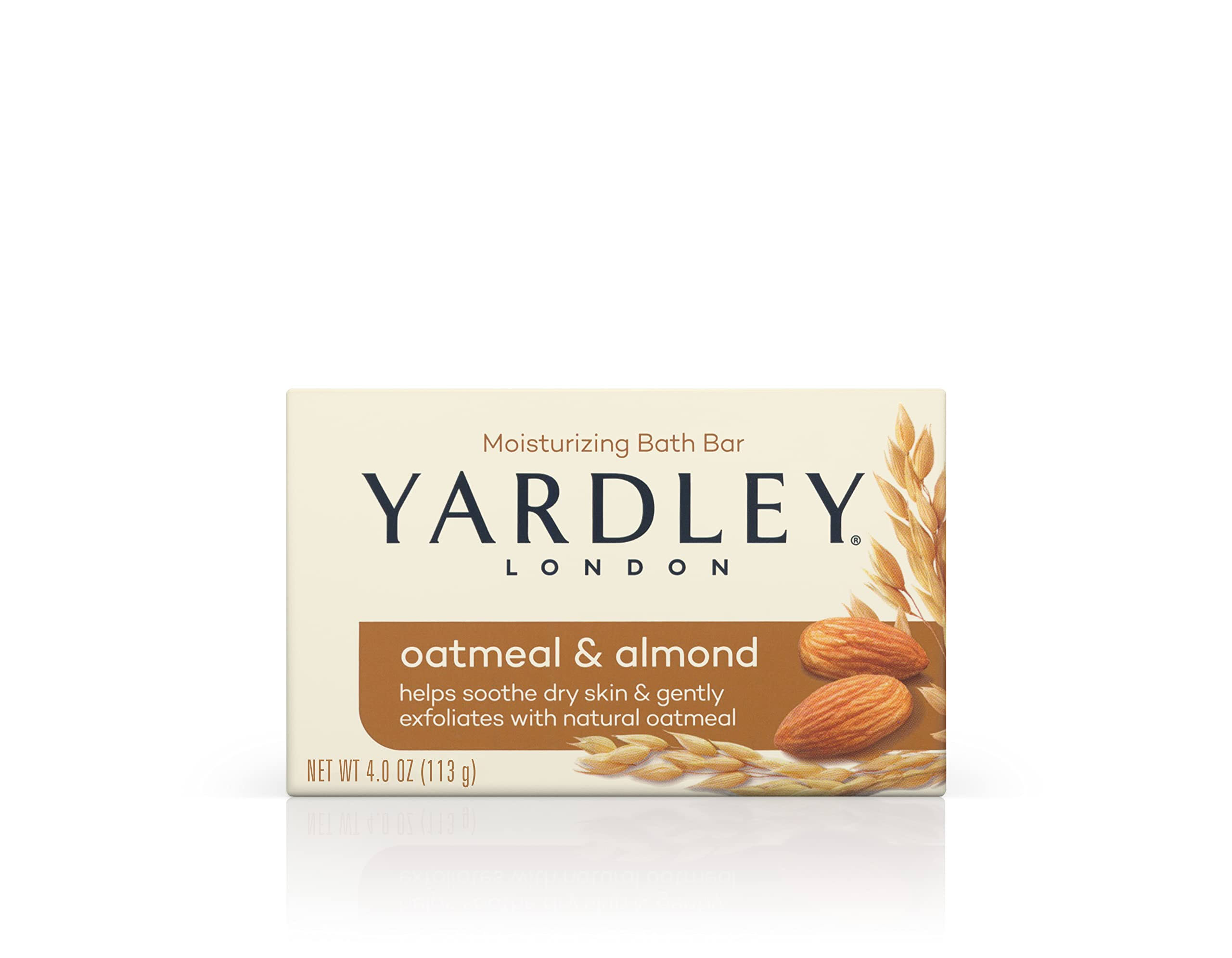 Yardley Naturally Moisturizing Bath Bar - 4.25oz, Oatmeal and Almond