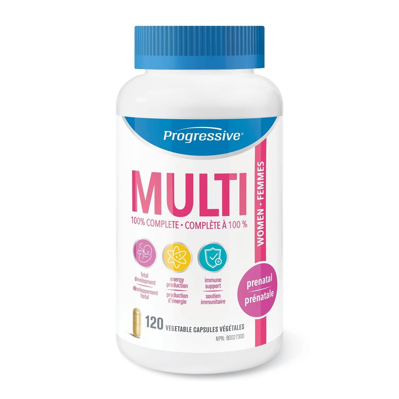 Progressive Nutritional Multivitamins and Mineral Supplement - 120 Capsules