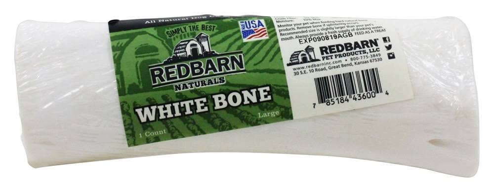Redbarn Natural Bone - White, Large