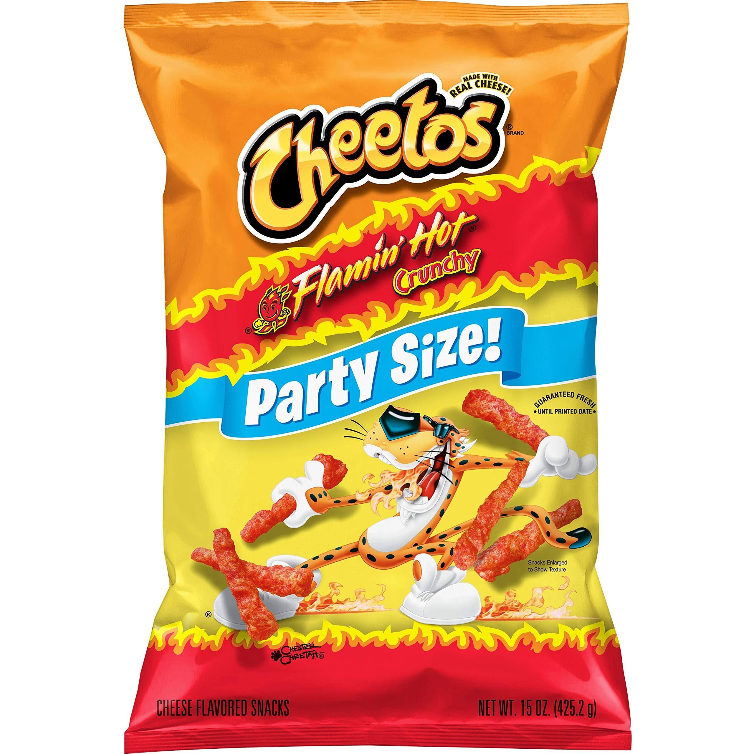 Cheetos Crunchy Flamin' Hot, 15oz Party Size Bag