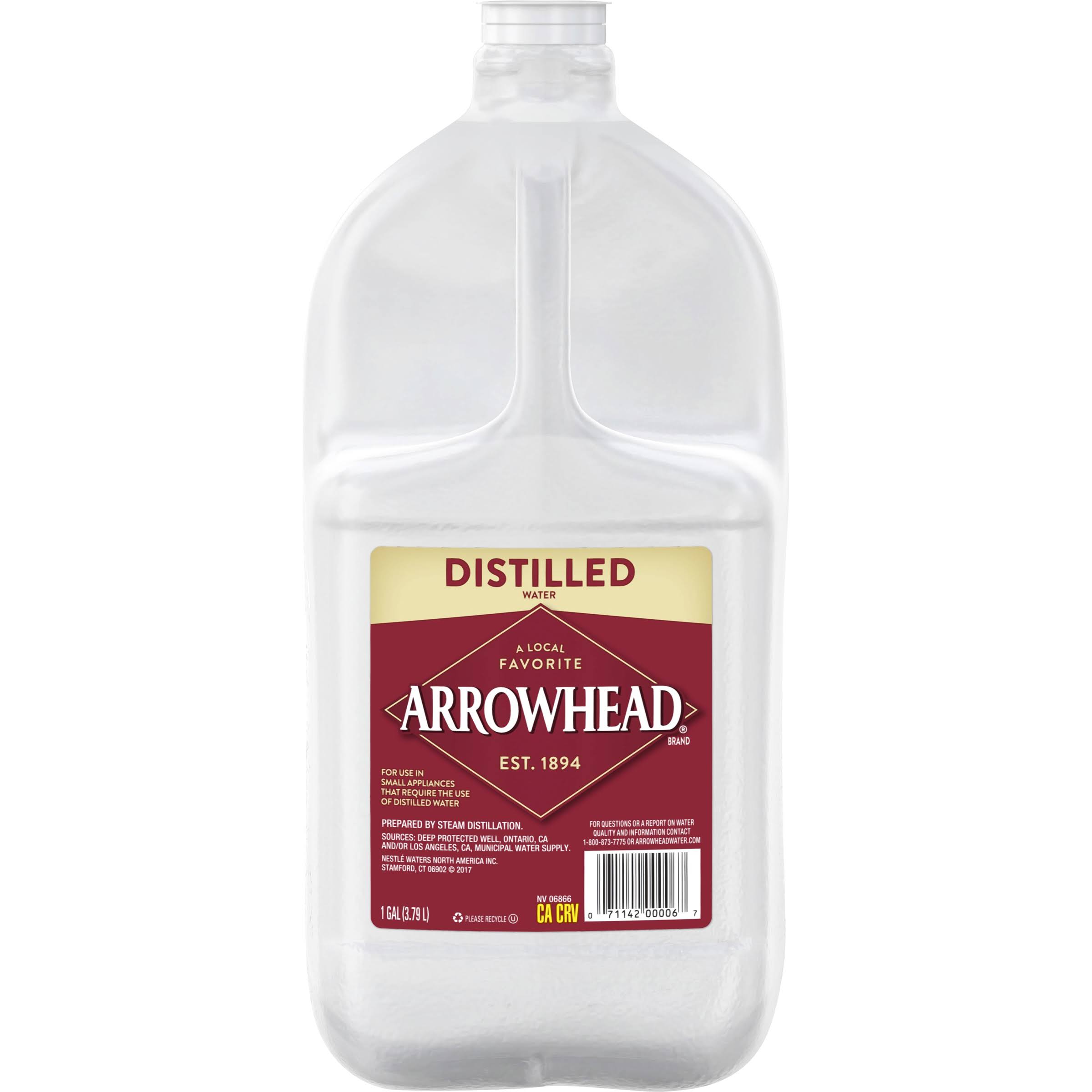 Arrowhead Brand Distilled Water, 127.99 oz