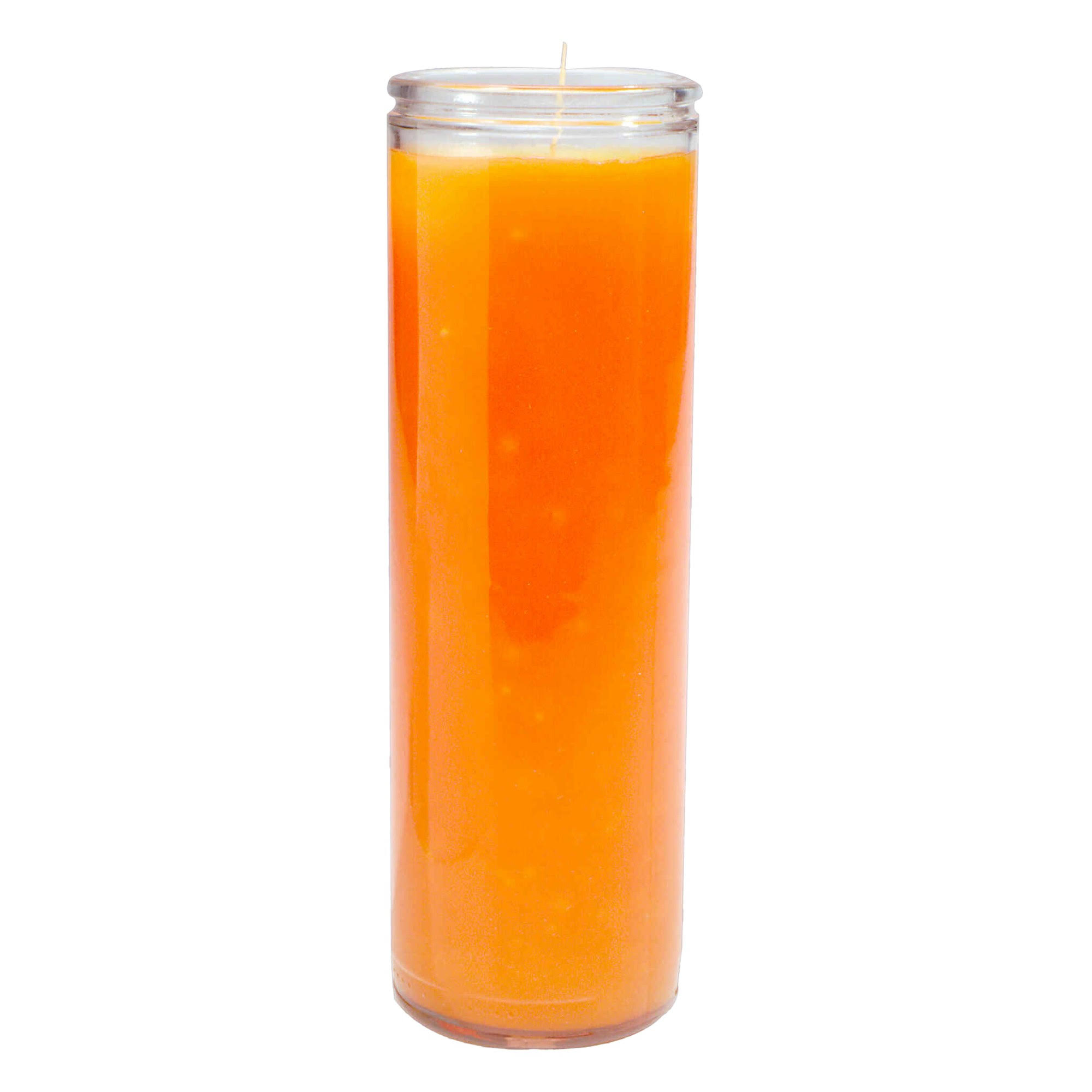 Continental Candle Orange Glass Jar Candle - 11.3 oz