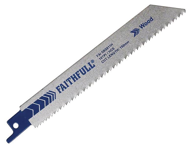 Faithfull Sabre Saw Blade Wood S811H (Pack of 5)
