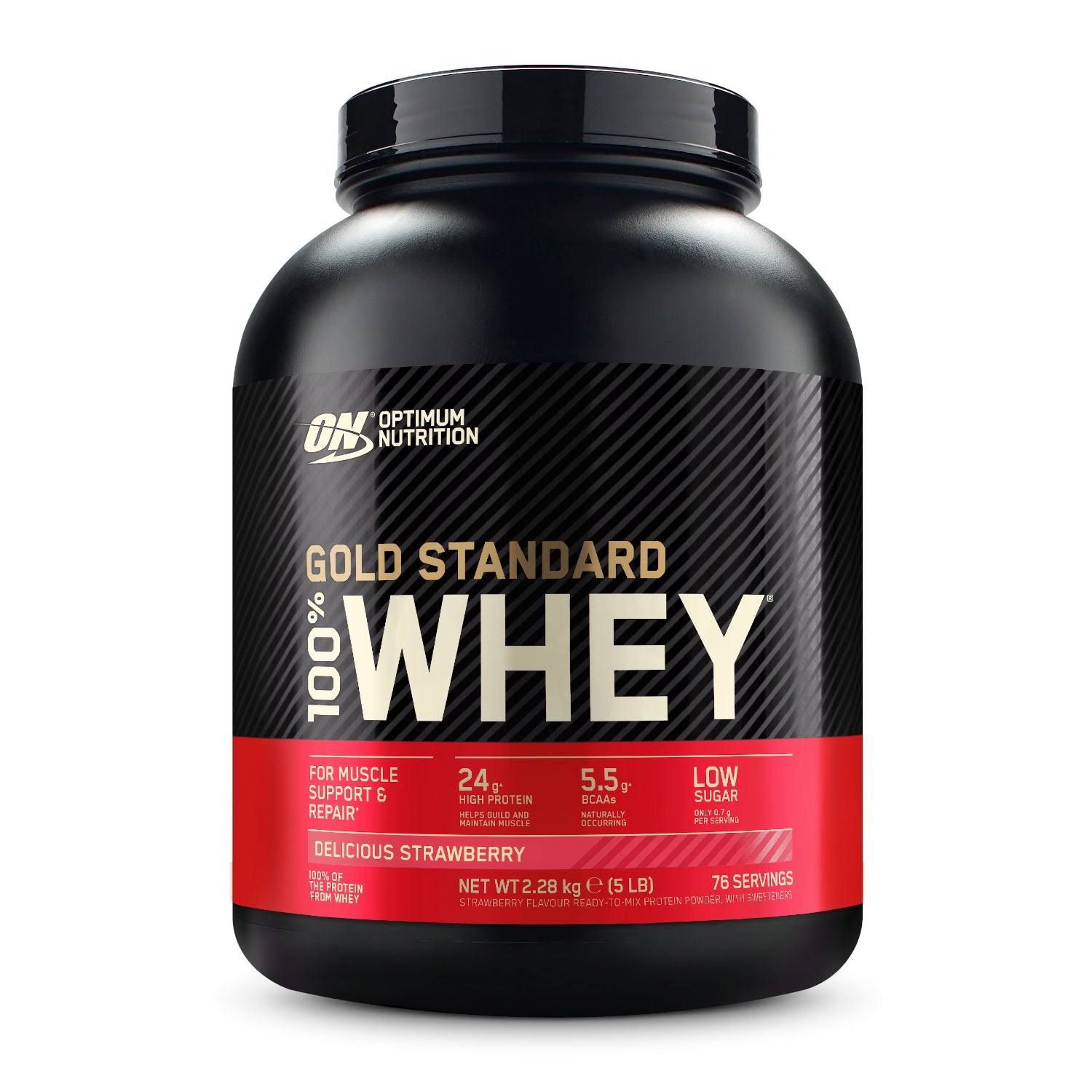 Optimum Nutrition Gold Standard 100% Whey Protein 2.27kg Strawberry