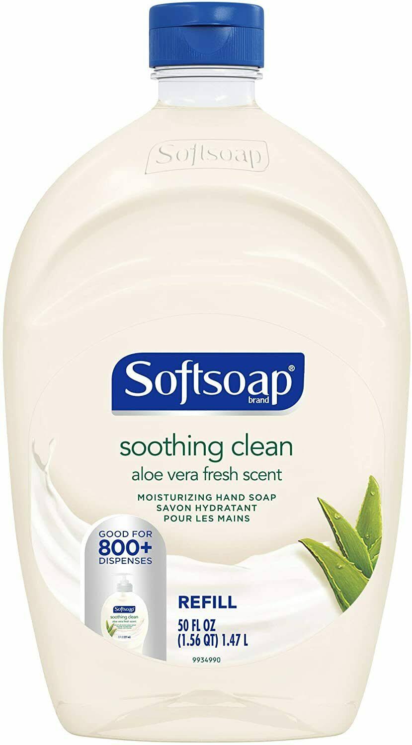 Softsoap Aloe Vera Scent Liquid Hand Soap Refill 50 oz.
