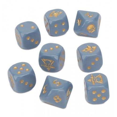 Warhammer 40K Space Wolves Dice Set New 