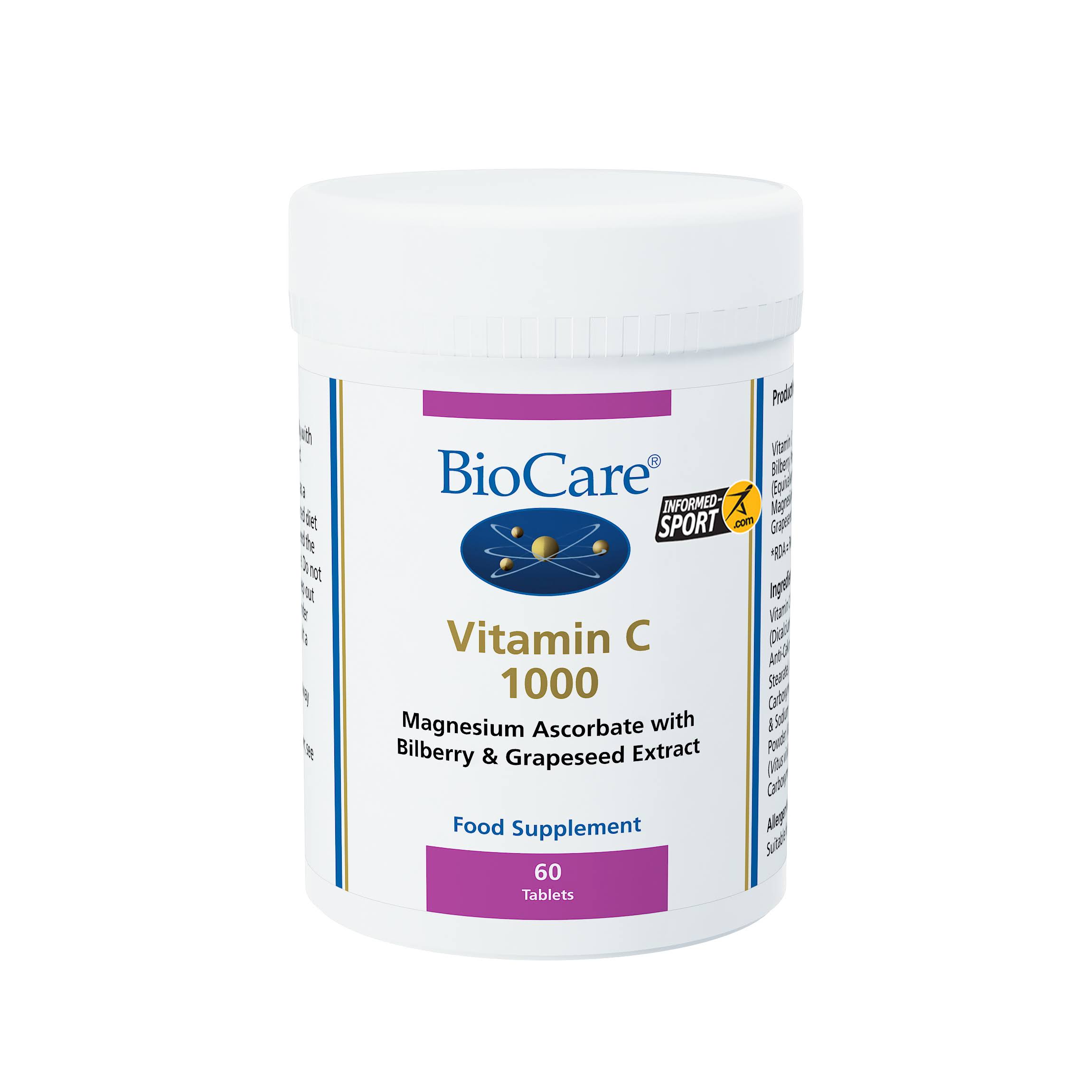 BioCare Vitamin C 1000 - 60 tablets