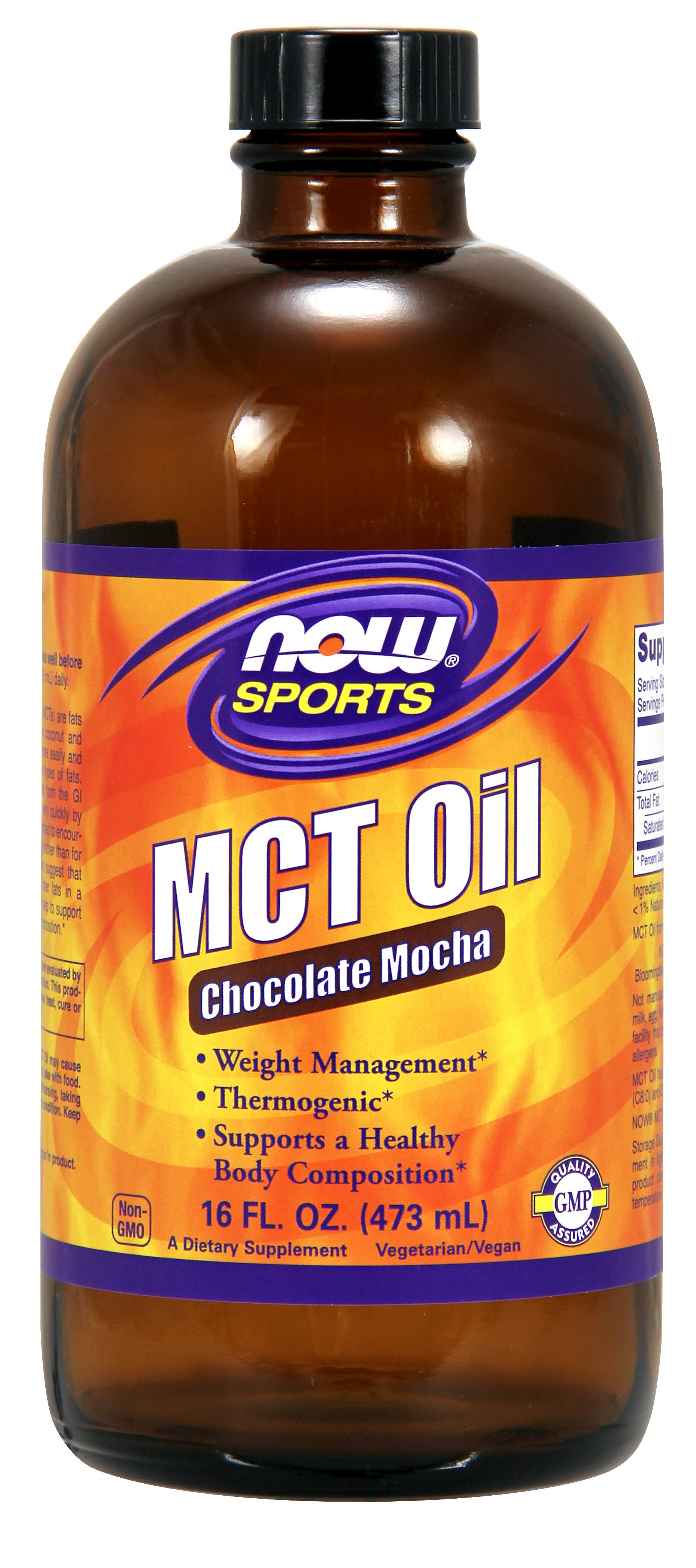 Now Foods MCT Oil - Chocolate Mocha - 16 fl oz