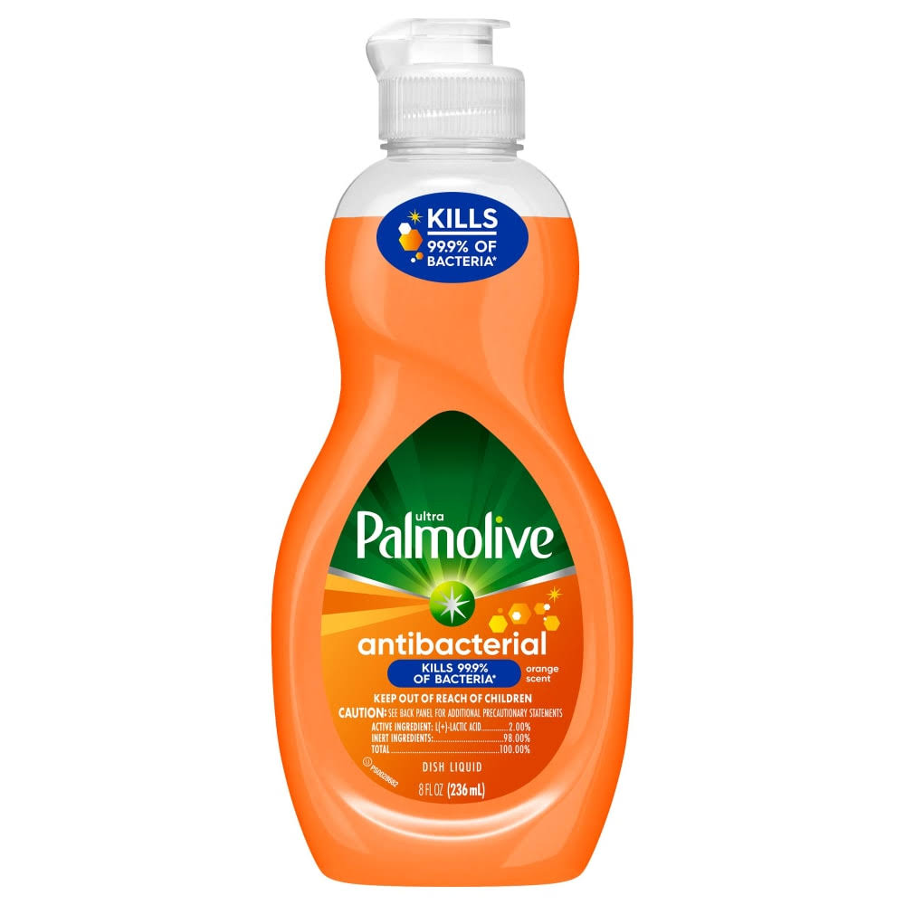 Palmolive Ultra Dish Liquid, Orange Scent, Antibacterial - 8 fl oz