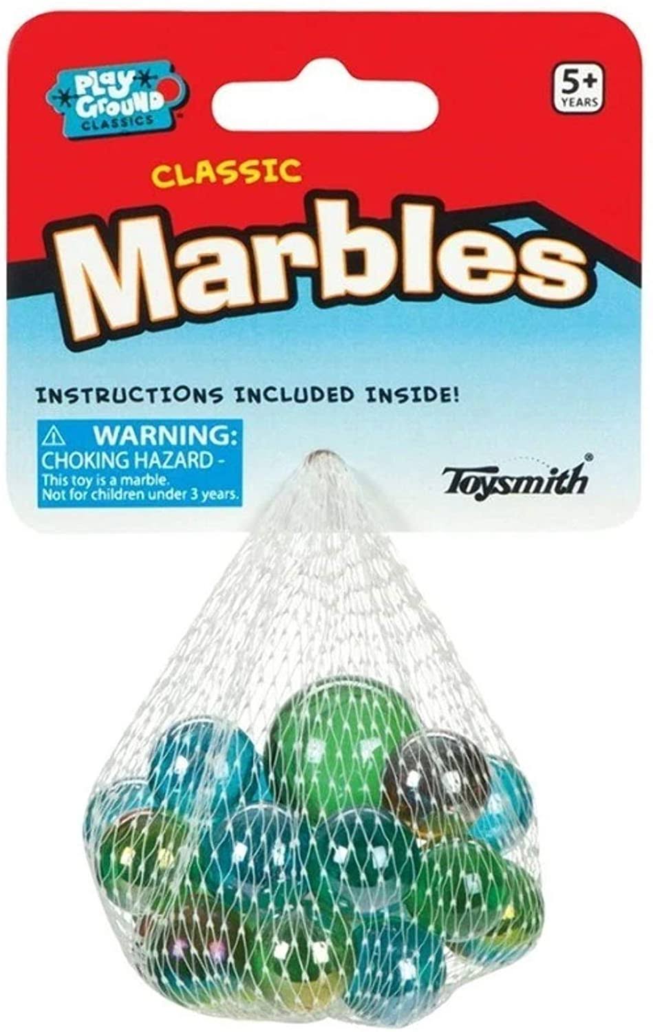 Toysmith Classic Glass Marbles - 24 Marbles
