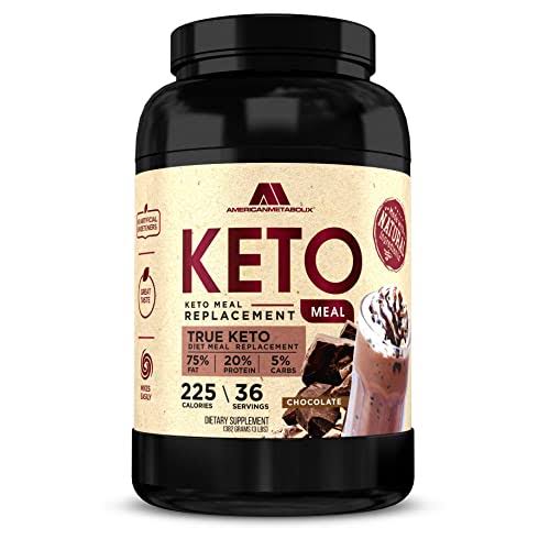 American Metabolix Keto Meal Dietary Supplement - Chocolate Malt, 48oz