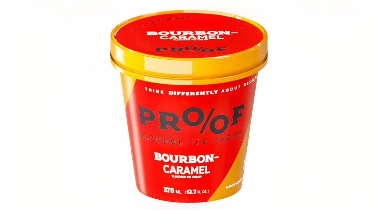Proof Alcohol Ice Cream Bourbon Caramel