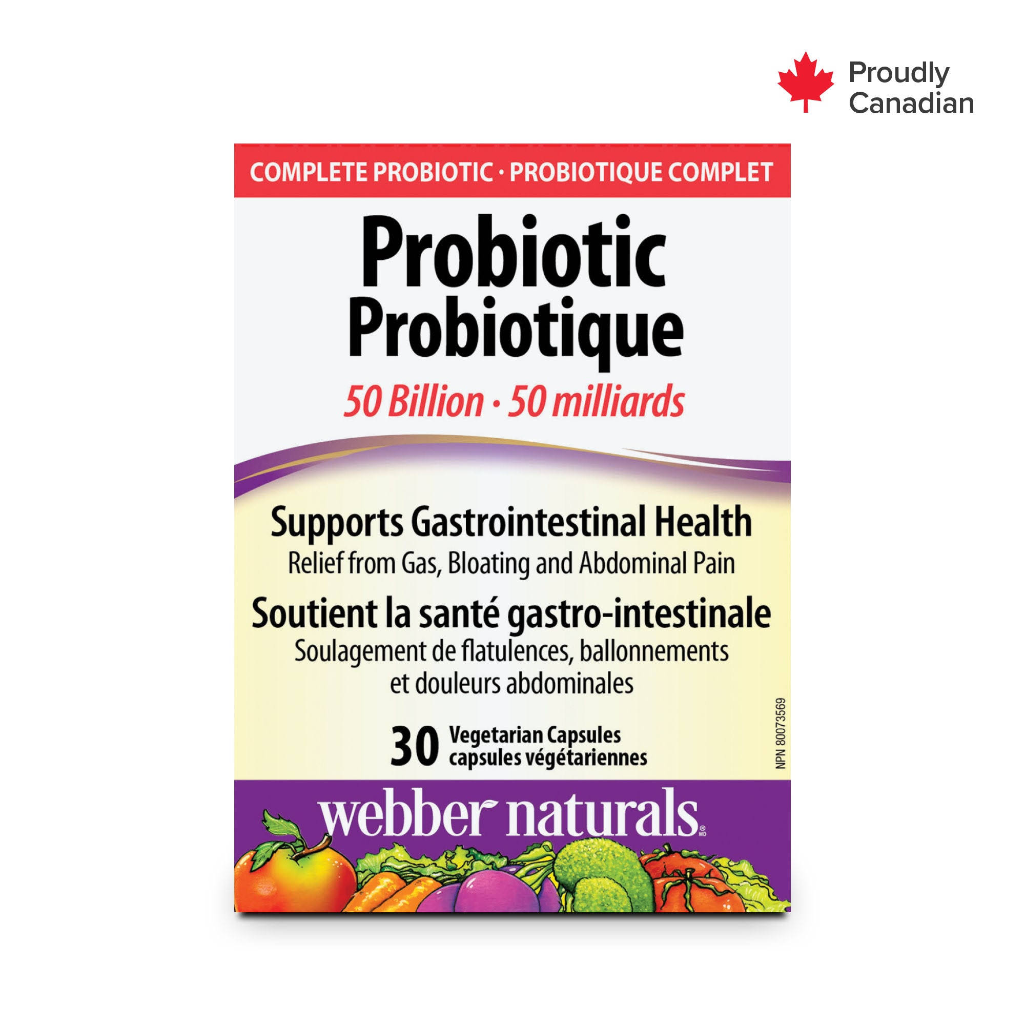 Webber Naturals Probiotic 50 Billion