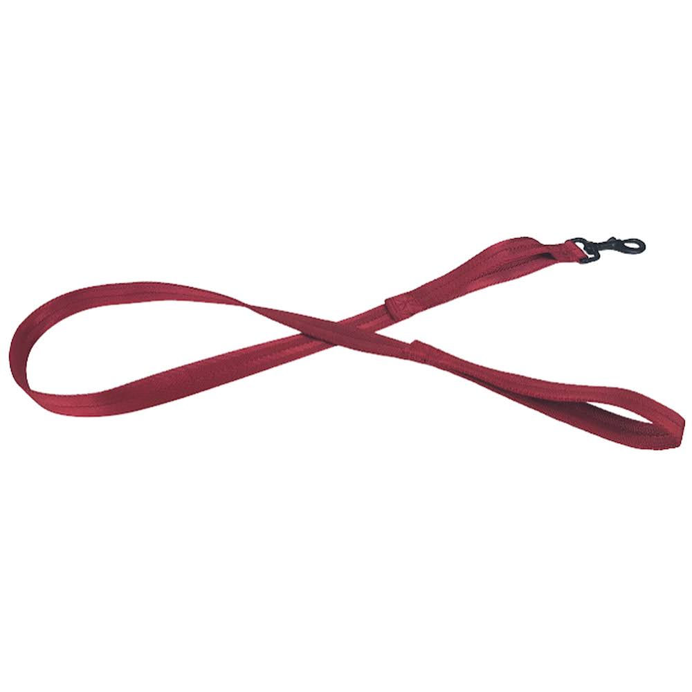 Dogline N0492-3 Round Nylon Leash W3/8" L72" Red