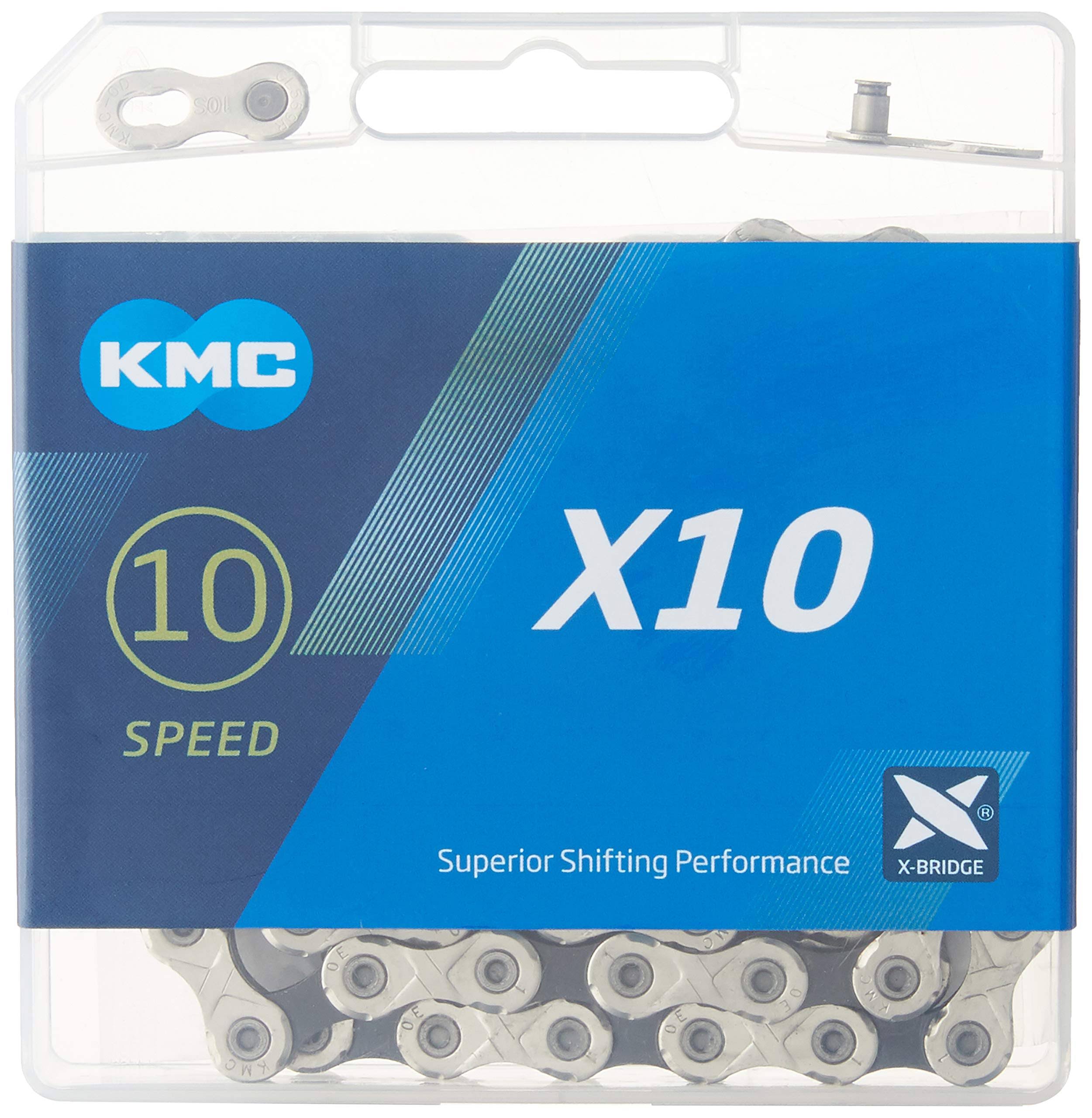 KMC X10.93 , Nickel Plated 116 Link 10 Speed Chain