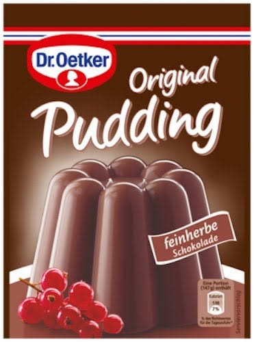 Dr. Oetker Pudding Mix Dark Chocolate 48g (3-Pack)