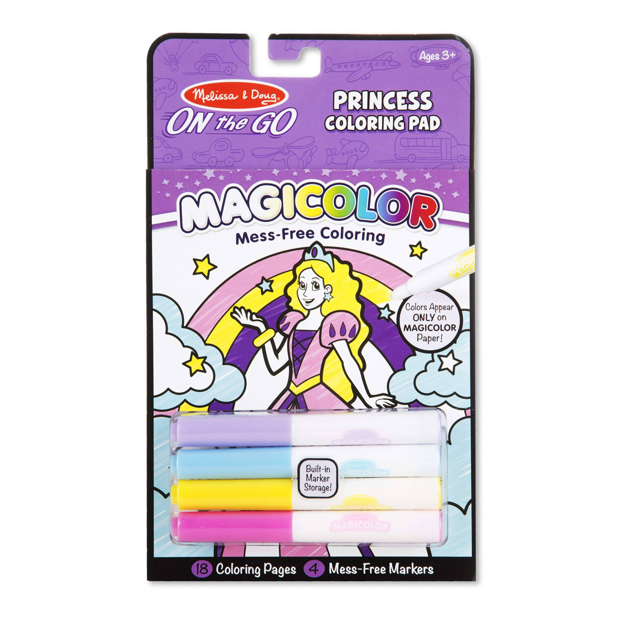 Melissa & Doug On the Go Magicolor Princess Coloring Pad - 18 Coloring Pages
