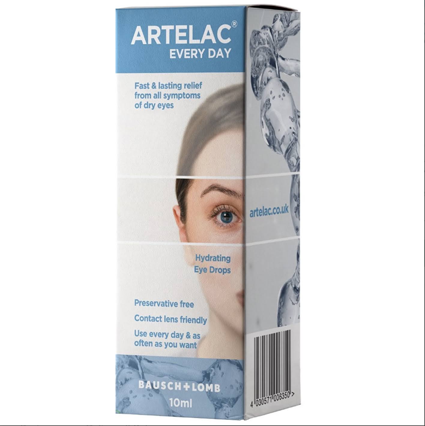 Artelac Every Day 10ml Eye Drops for Relief from All Dry Eye Symptoms