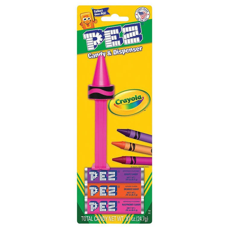 Pez 9004722 Assorted Fruit Flavors Candy & Dispenser, 2.87 oz - Pack of 12
