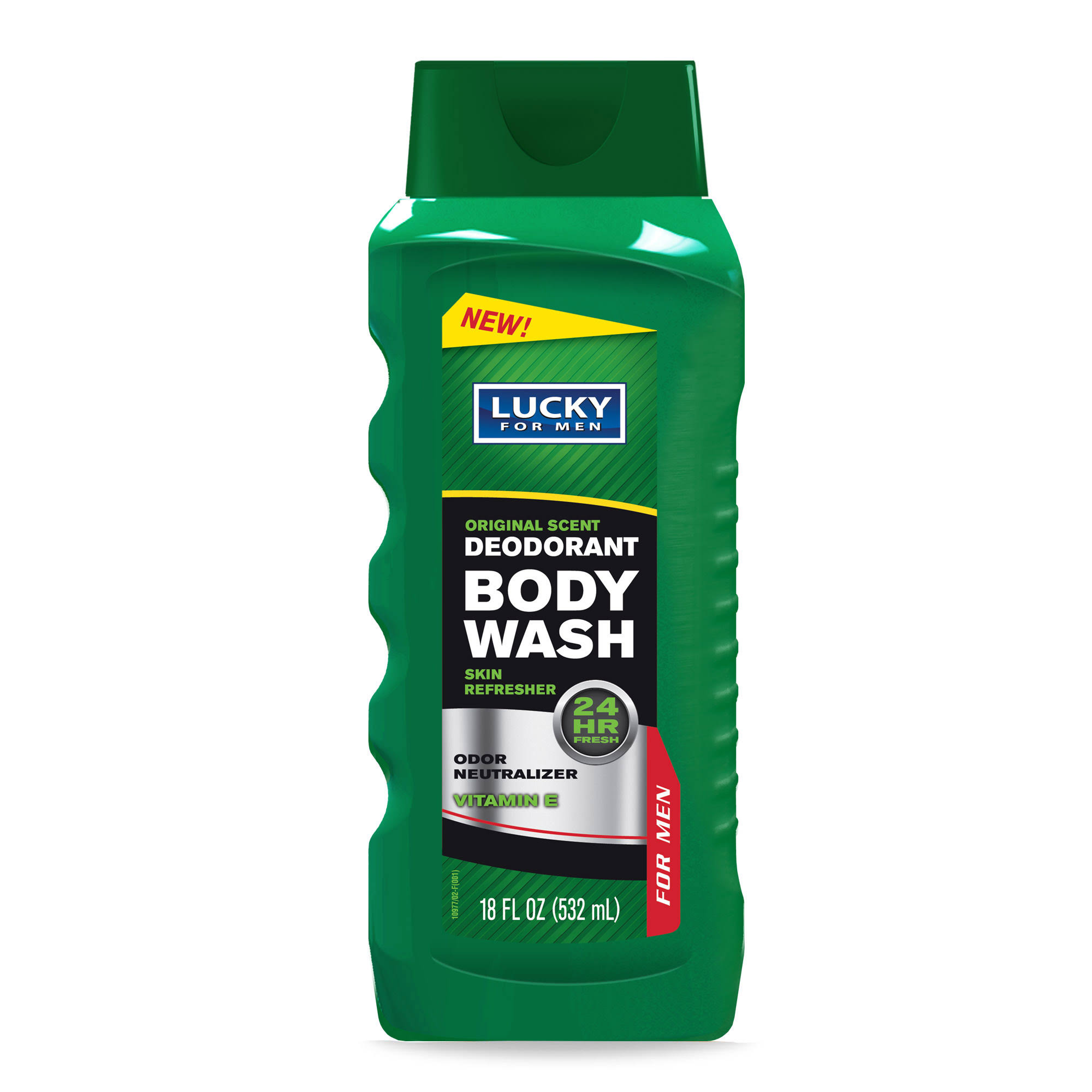 Lucky Super Soft Men's Deodorant Green Body Wash - 18oz