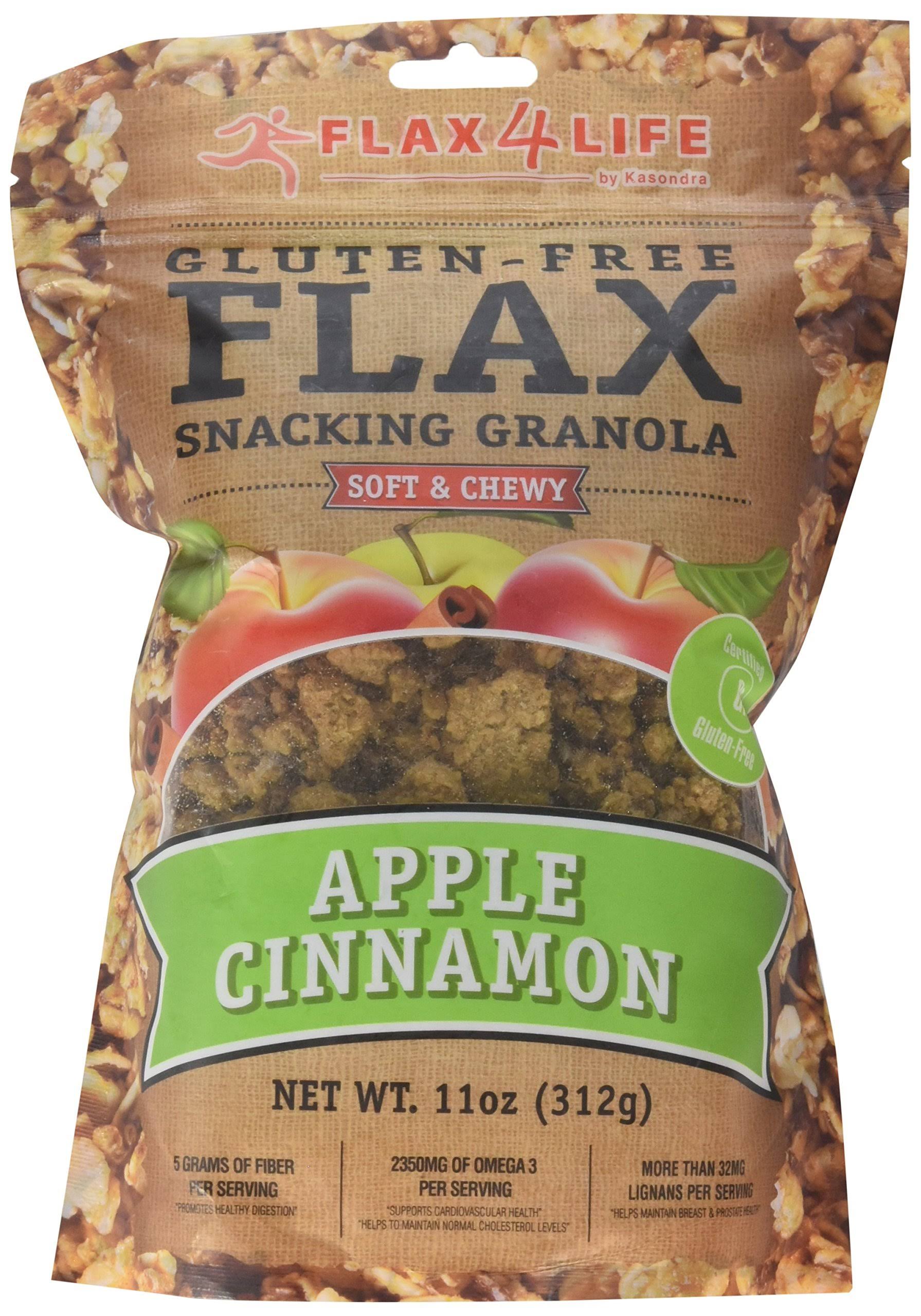 Flax 4 Life Gluten Free Flax Snacking Granola - Apple Cinnamon, 312g
