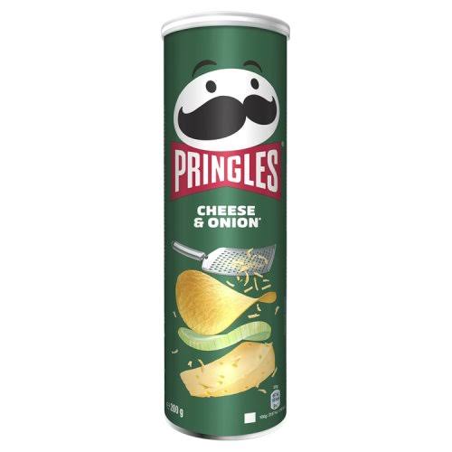 Pringles Potato Crisps - Cheese & Onion, 200g