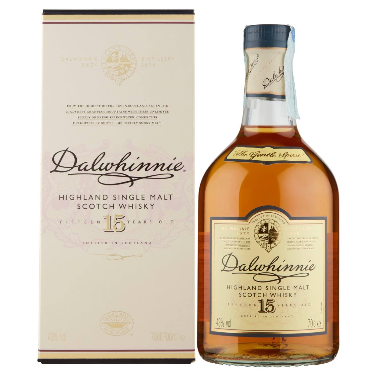 Dalwhinnie 15 Jahre Single Malt Scotch Whisky - 750ml