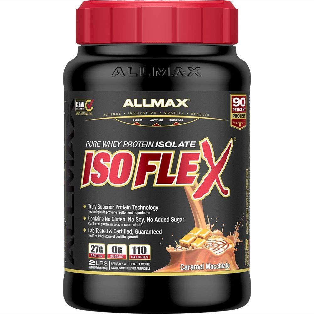 Allmax | Isoflex Pure Whey Protein Isolate - Caramel Macchiato 2 lbs