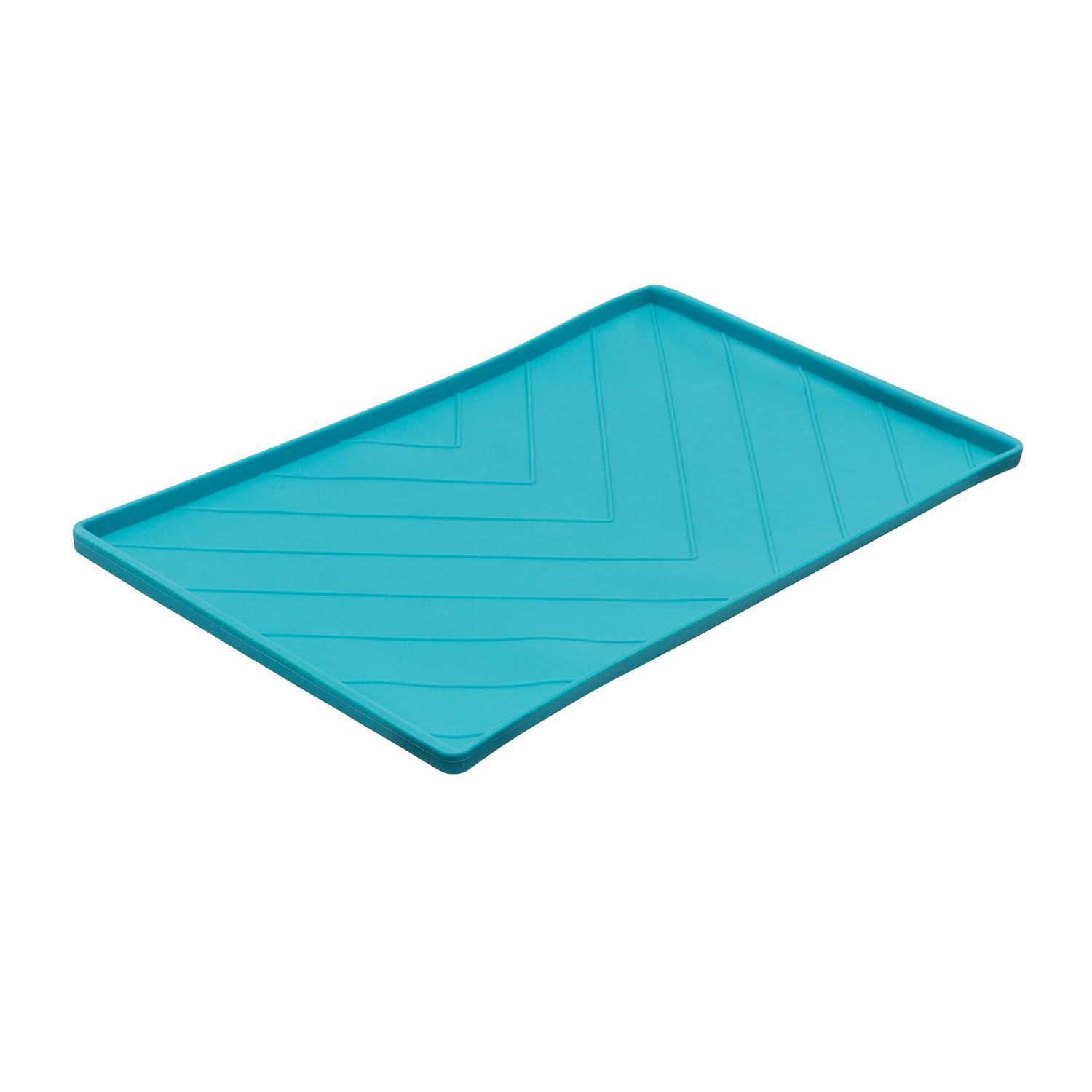 Messy Mutts Medium Blue Silicone Mat