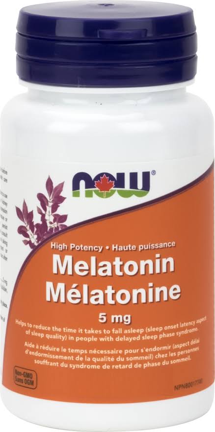 Now High Potency Melatonin Supplement - 5mg, 180ct