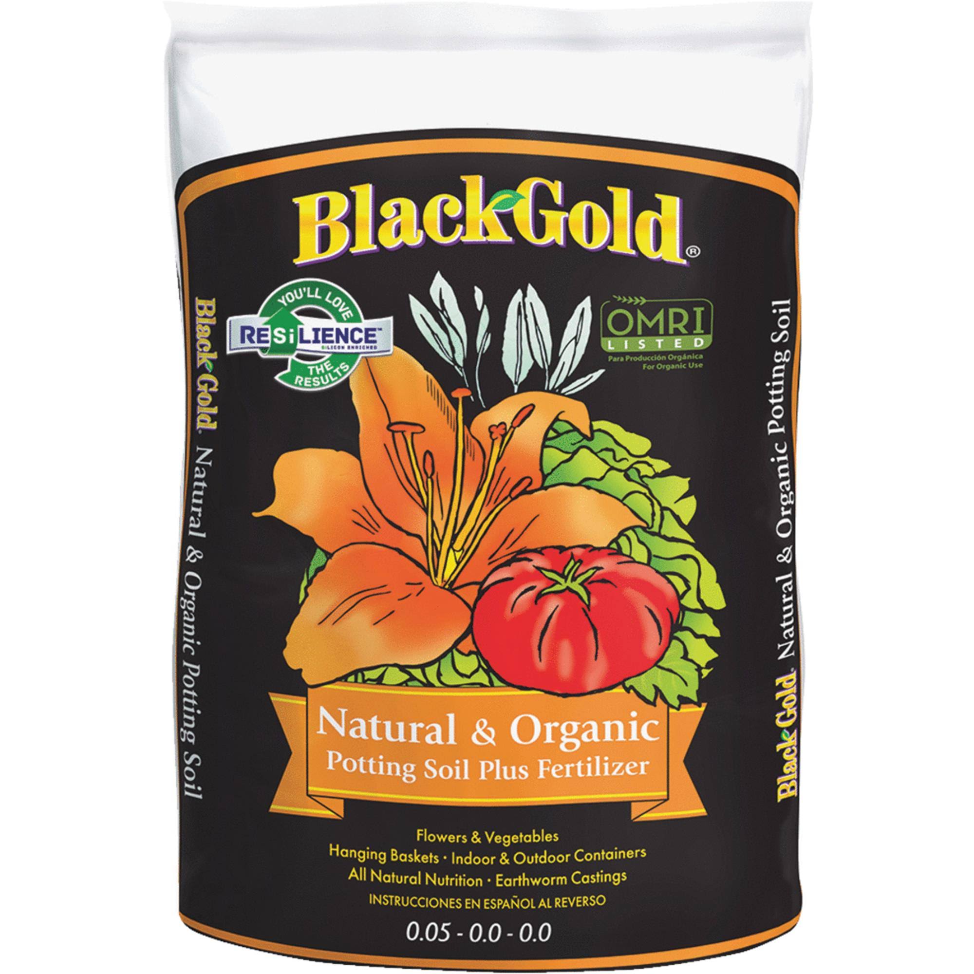 Black Gold Natural and Organic Potting Soil - 16qt
