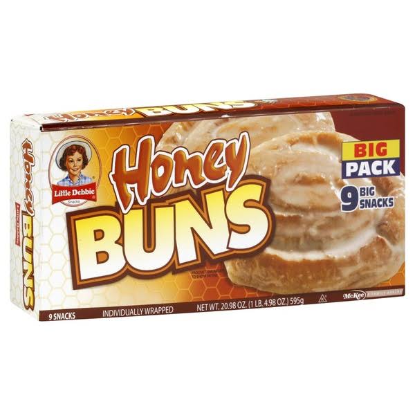 Little Debbie Honey Buns Big Snacks - 9ct, 20.98oz