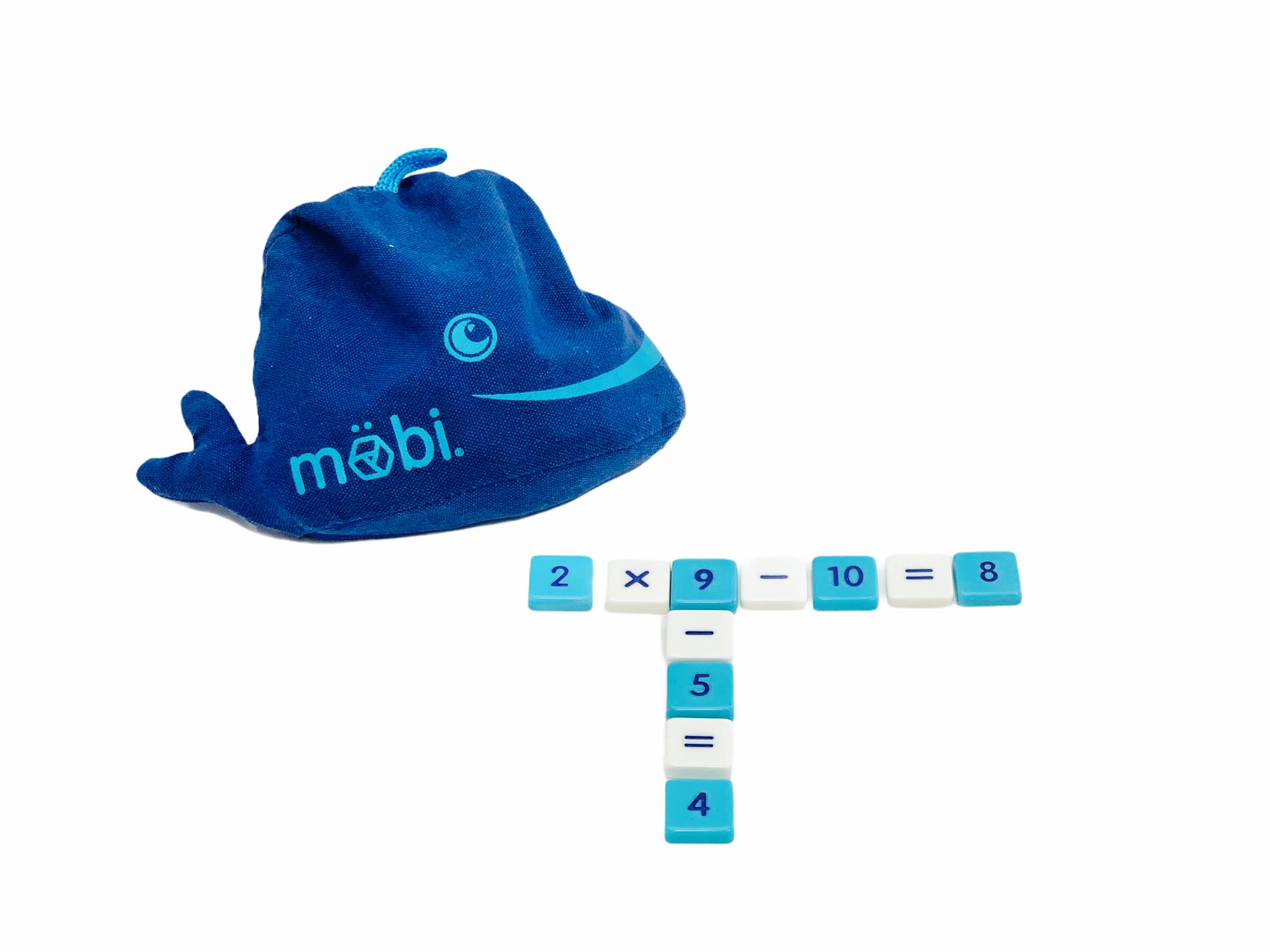 Mobi The Numerical Tile Game In A Whale Pouch
