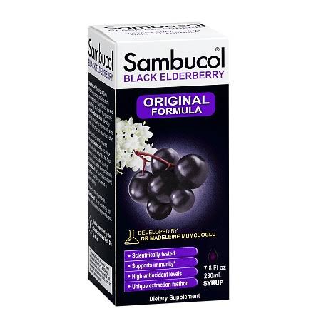 Sambucol Black Elderberry Immune System Support - Original Formula, 7.8oz