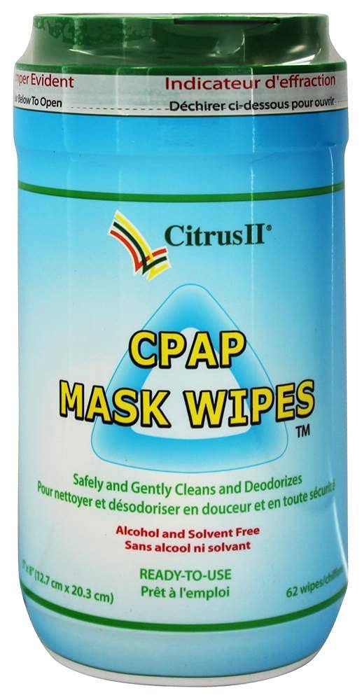 Citrus II Cpap Mask Wipes - 62 Wipes