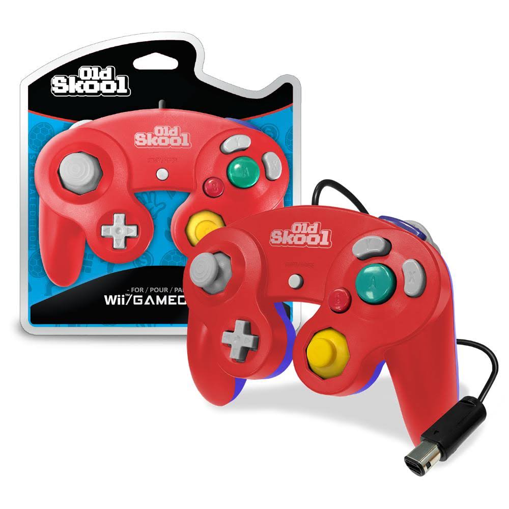 Gamecube Wii Controller Red/Blue